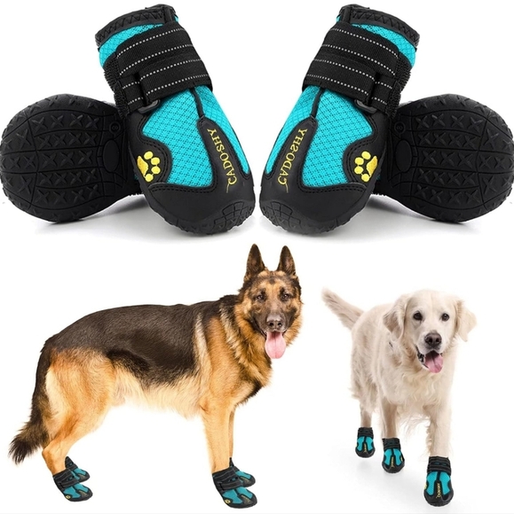 Cado-Shy Dog Shoes Snow Boots Waterproof Reflective Straps Hook-and-loop 6 - Picture 4 of 9